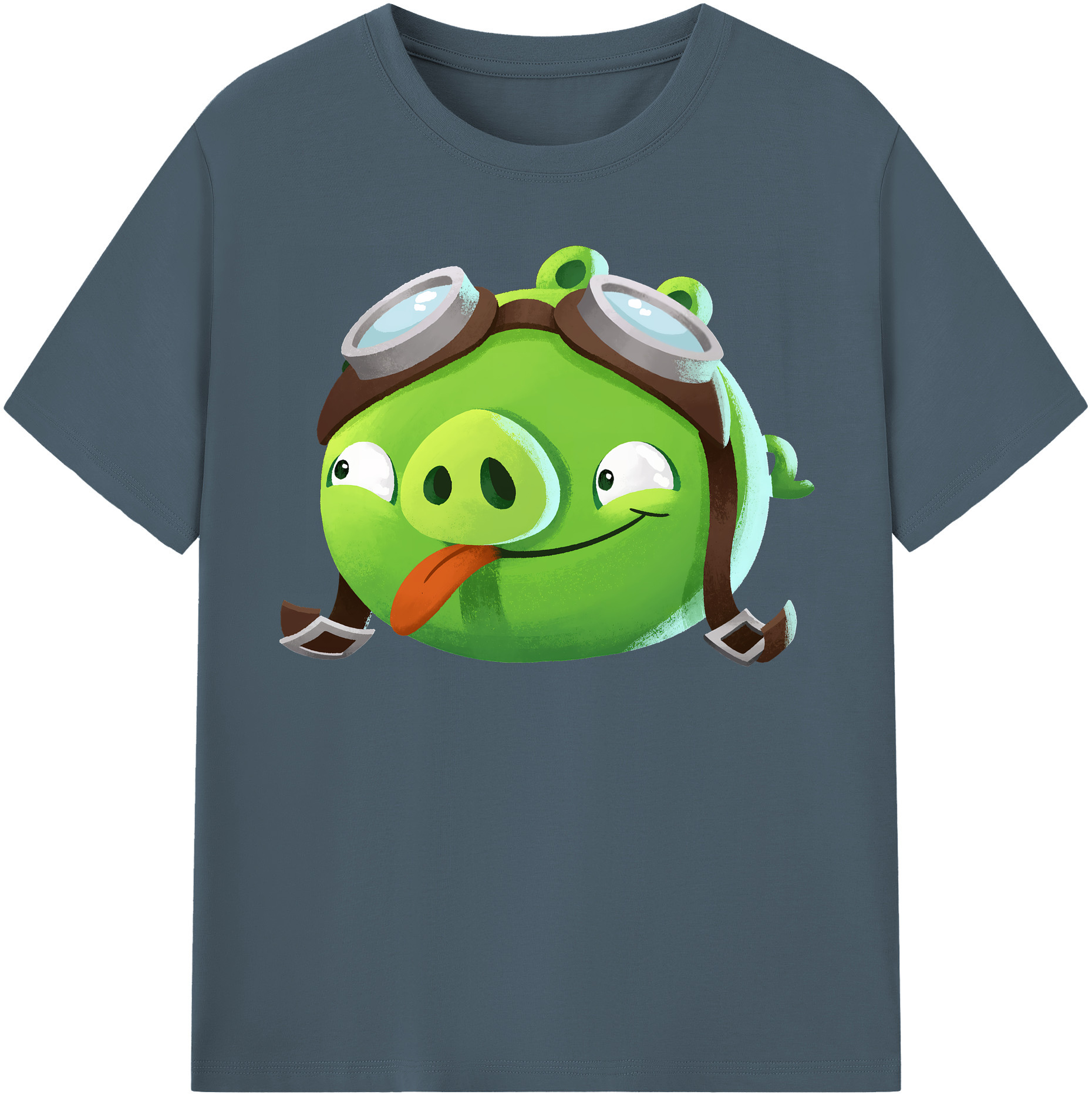 （画像用） Angry Birds アングリーバード 綿100％半袖Tシャツ（フロントプリント）